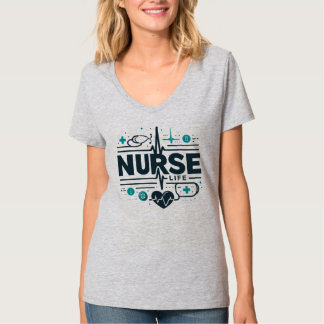 Sjuksköterska Medicinsk Yrkesmässig Sjukvårdsmärke T Shirt
