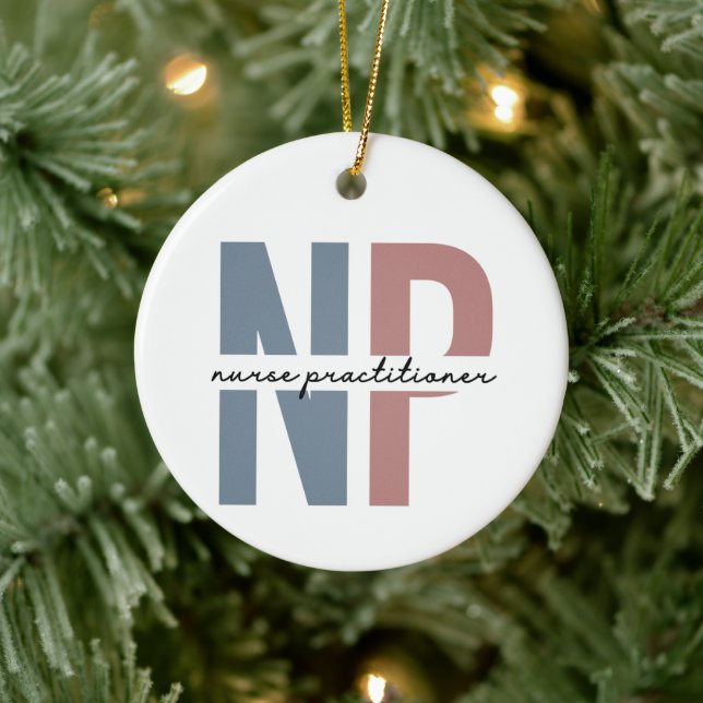 Sjuksköterska NP sjuksköterskeuppskattade gåvor Julgransprydnad Keramik (Träd)
