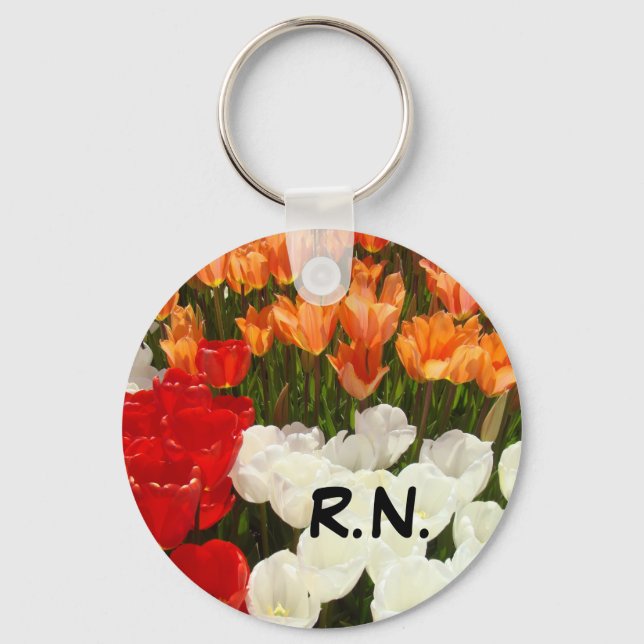 Sjuksköterska nyckelringar Sjuksköterskor Vår Tulp (Framsida)