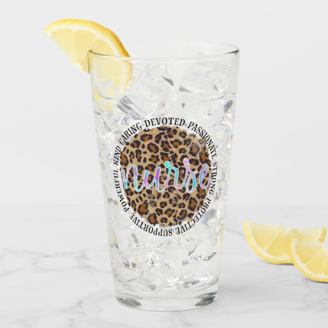 "Sjuksköterska" och inspirationstrakter - Leopard  Glaskopp (Framsida Ice)