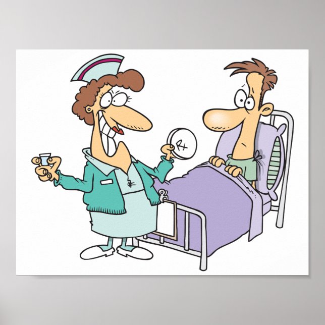 Sjuksköterska och Poster patient (Framsidan)