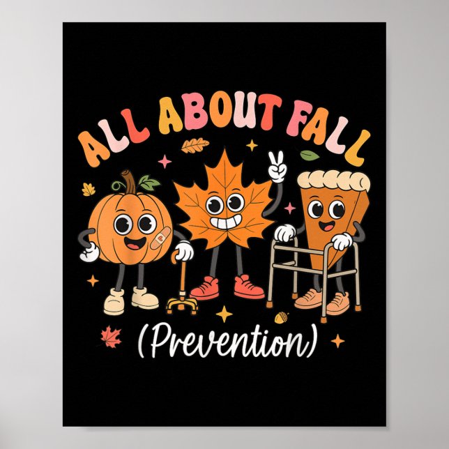 Sjuksköterska om fallförebyggande faller fysiskt ä poster (Framsidan)