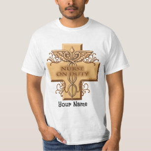 Sjuksköterska på tullområdet Caduceus T Shirt