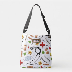 Sjuksköterska Personlig Gift Idea Crossbody Bag Axelväska