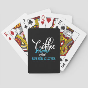 Sjuksköterska Present   Koffe Skrubbar Och Gummiha Casinokort