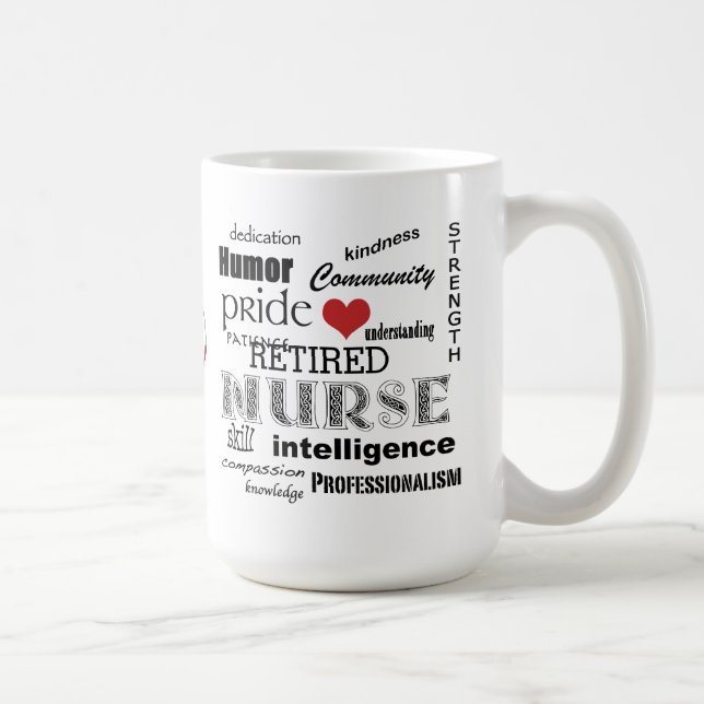 Sjuksköterska Pride-Attributes/RETIRED+Stetoskop Mugg (Höger)