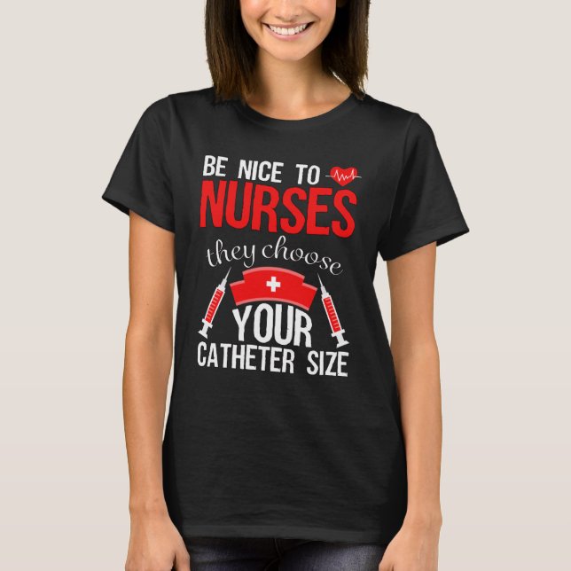 Sjuksköterska Pride Snarky Nurse Merchandise Nursi T Shirt (Framsida)