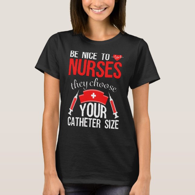 Sjuksköterska Pride Snarky Nurse Merchandise Nursi T Shirt (Framsida)