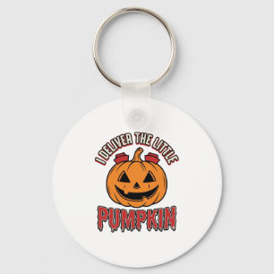 Sjuksköterska Pumpa Halloween Leverans T-Shirt Des Nyckelring
