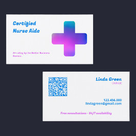 Sjuksköterska QR CNA Visitkort