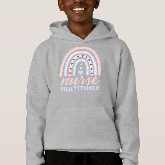 Sjuksköterska Rainbow T Shirt (Framsida)