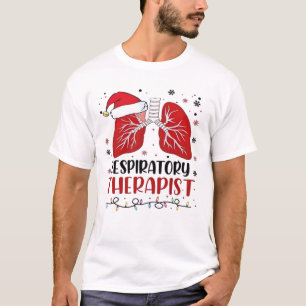 Sjuksköterska Respirator Terapist Jul, Lunga Jul T Shirt