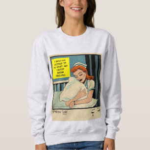 Sjuksköterska Retro Romantik Vintage Serietidning: T Shirt