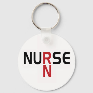 SJUKSKÖTERSKA RN KEYCHAIN NYCKELRING
