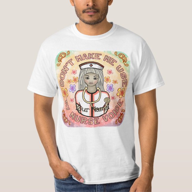 Sjuksköterska Röst T Shirt (Framsida)