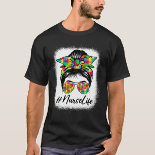 Sjuksköterska Rufsigt Bunt Kvinnor som stöttar Aut T Shirt