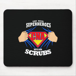 Sjuksköterska S The Real Superheroes Bära Scrubs C Musmatta