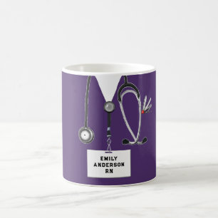 Sjuksköterska samlarobjekt kaffemugg