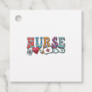 Sjuksköterska - School Nurse Gift - Funny Nurse Gåvor Etiketter