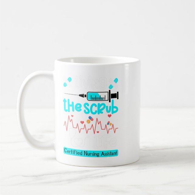 Sjuksköterska som lever under Auktoriseraden Skrub Kaffemugg (Vänster)
