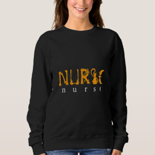 Sjuksköterska Spooky Trick Or Treat Skräck Hallowe T Shirt