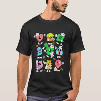 Sjuksköterska St Patricks Day Shamrock Lucky Charm T Shirt