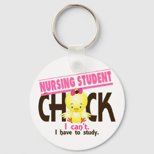 Sjuksköterska Student Chick 1 Nyckelring