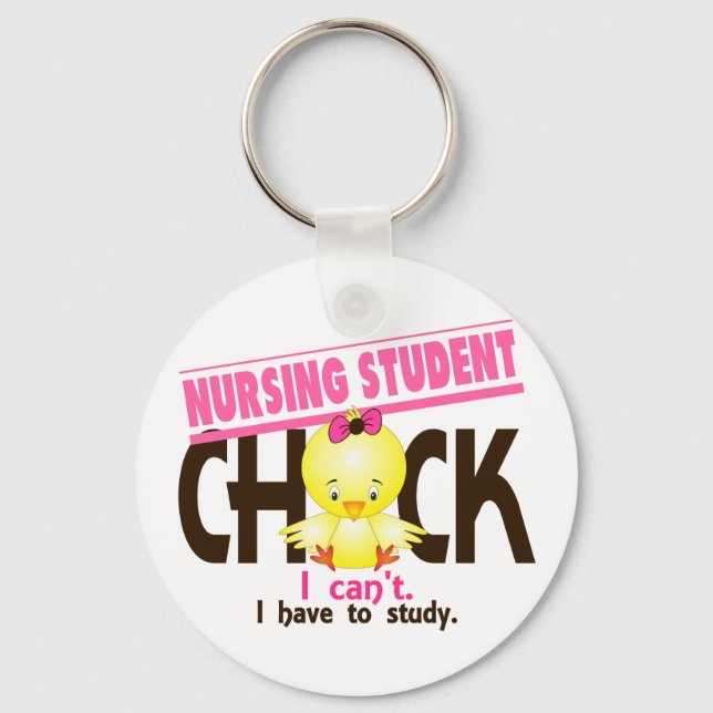 Sjuksköterska Student Chick 1 Nyckelring (Framsida)