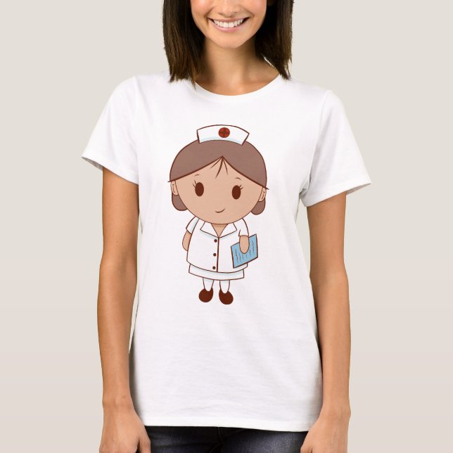 Sjuksköterska T Shirt (Framsida)