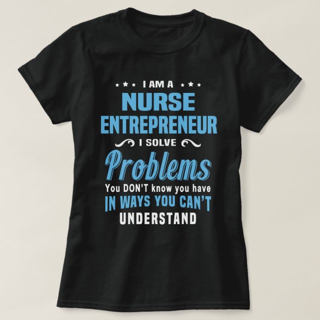 Sjuksköterska T Shirt (Design framsida)
