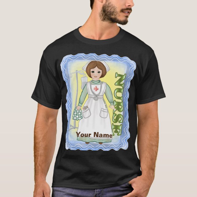 Sjuksköterska T Shirt (Framsida)