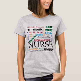 Sjuksköterska T-shirt anpassade Sjuksköterska Egen