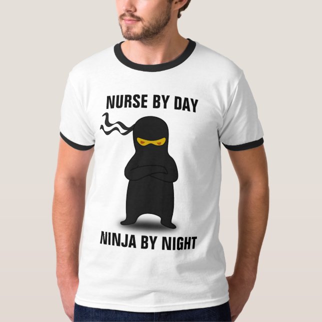 SJUKSKÖTERSKA T-SHIRTAR T SHIRT (Framsida)