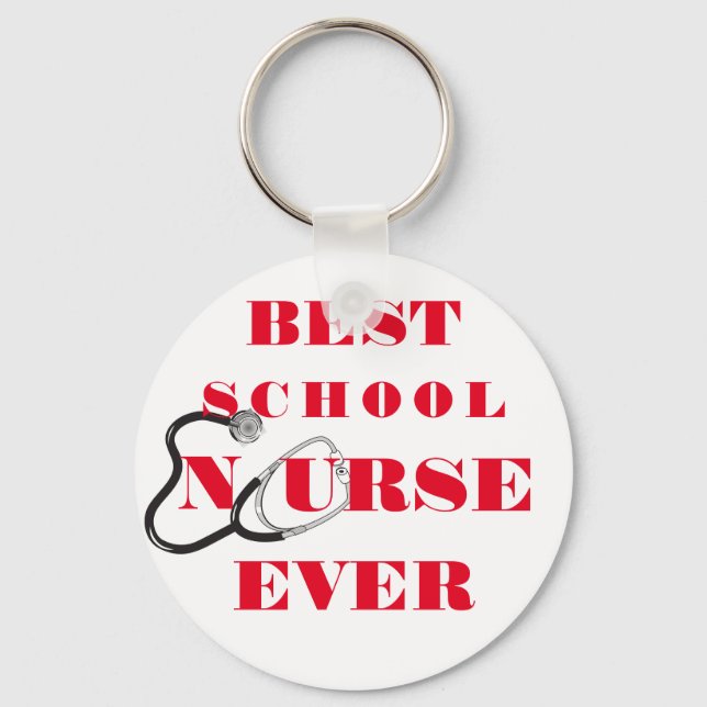 Sjuksköterska tack för att du uppskattar presentty nyckelring (Framsida)