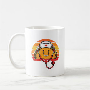 Sjuksköterska Taco Retro Vintage Gravyr Design_1 Kaffemugg