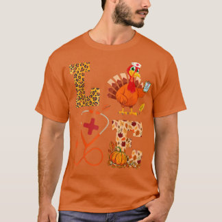 Sjuksköterska Thanksgiving Sjukvårdspersonal Turk T Shirt