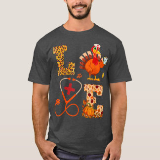 Sjuksköterska Thanksgiving Sjukvårdspersonal Turk T Shirt