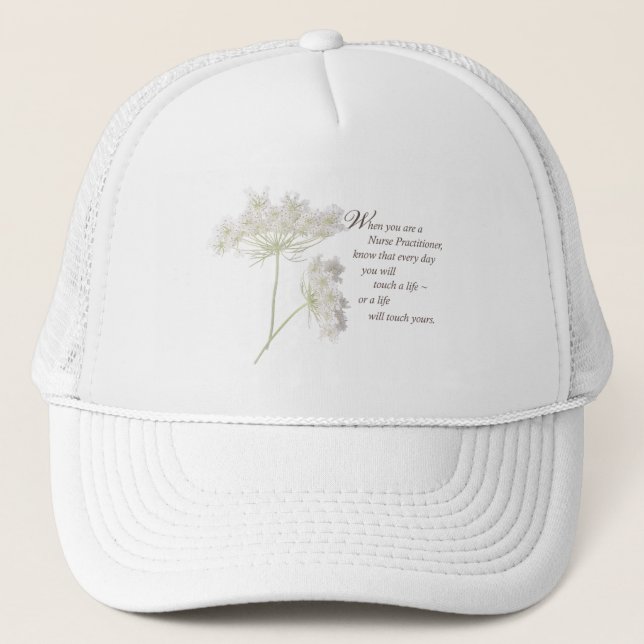 Sjuksköterska Touch Lives Wildblomma Keps (Framsida)