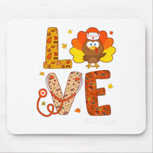 Sjuksköterska Turkiet Thanksgiving Day Kärlek Nurs Musmatta
