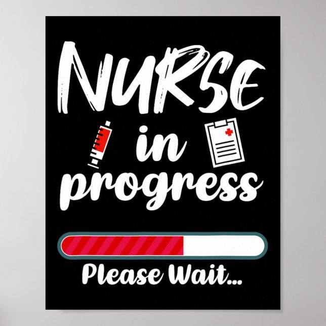 Sjuksköterska under arbete med att läsa in undervi poster (Framsidan)