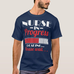 Sjuksköterska under utveckling som vårdar framtida t shirt