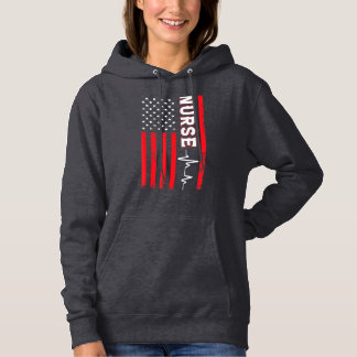 Sjuksköterska Usa Flagga T Shirt