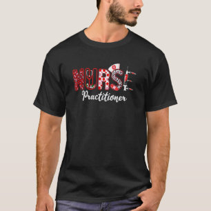 Sjuksköterska utövare Stetoskop Leopardtryck Sjuks T Shirt
