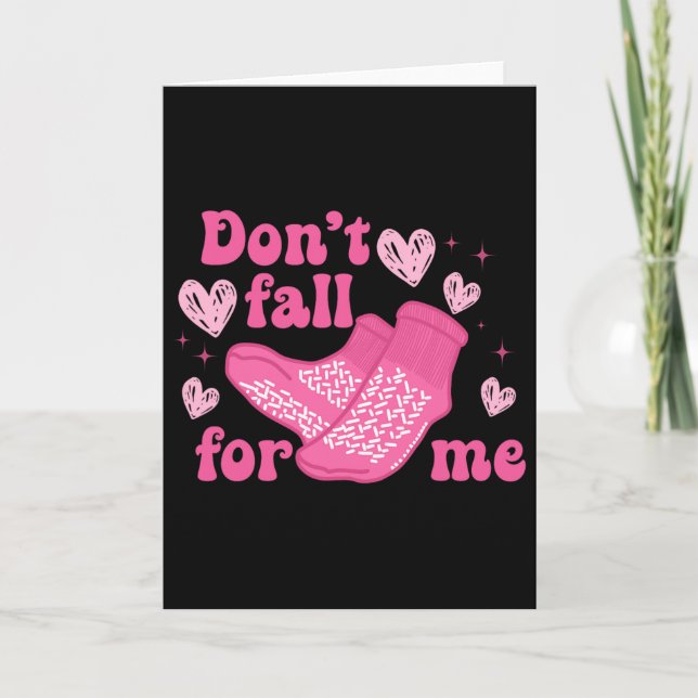 Sjuksköterska Valentine halkfria strumpor för all  Kort (Framsida)