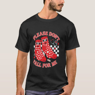 Sjuksköterska Valentine halkfria strumpor snälla f T Shirt