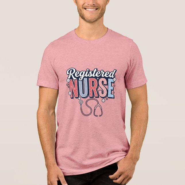 Sjuksköterska Vintage Vector T-Shirt Design_1 (Framsida)