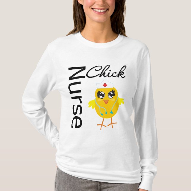 Sjuksköterskachick Tee (Framsida)