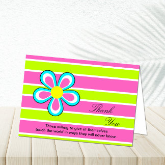 Sjuksköterskadagkort -- Blommigt Tack Kort