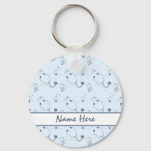 Sjuksköterskadoktorstetoskop Keychain Nyckelring