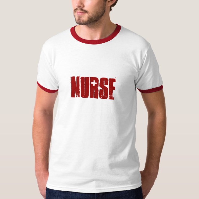SJUKSKÖTERSKAdräkt T Shirt (Framsida)
